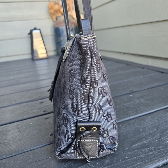 Dooney & Bourke Monogram Tassel Tote - Picture 5 of 16